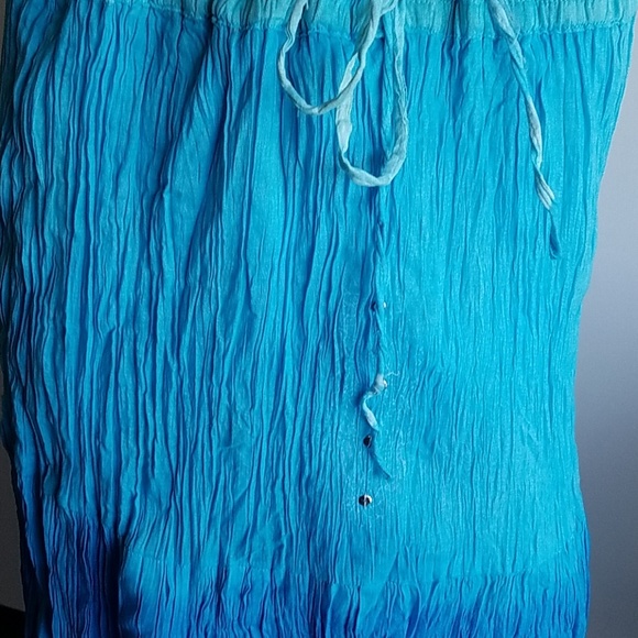 Ombre blue skirt - Picture 3 of 4
